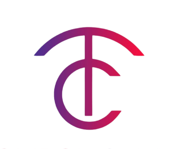 A logo of the company t. C.